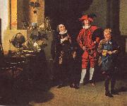 Johann Zoffany David Garrick as Abel Drugger in Jonson's The Alchemist oil painting